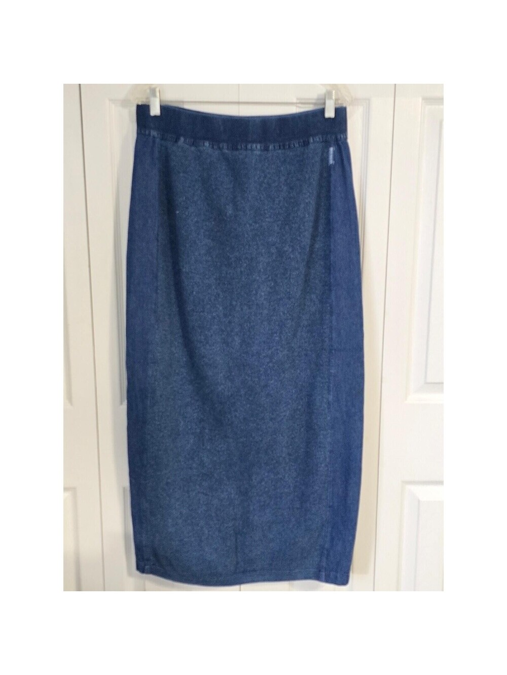 Blue Willis XXL Denim Pencil Skirt Made in Denmark